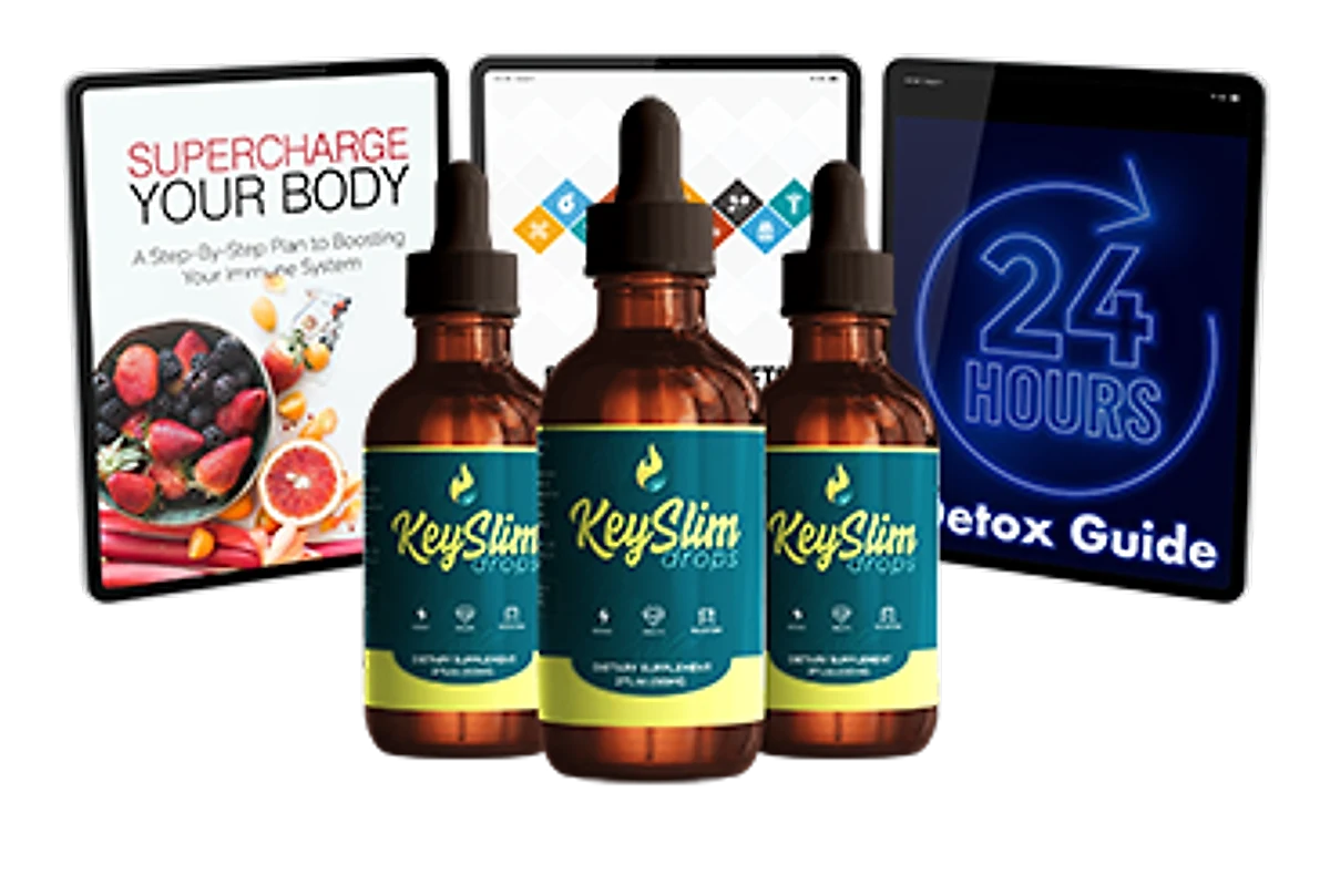 KeySlim Drops 3 bottles — 90-day supply